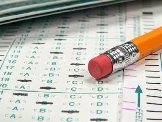 Scantron with pencil